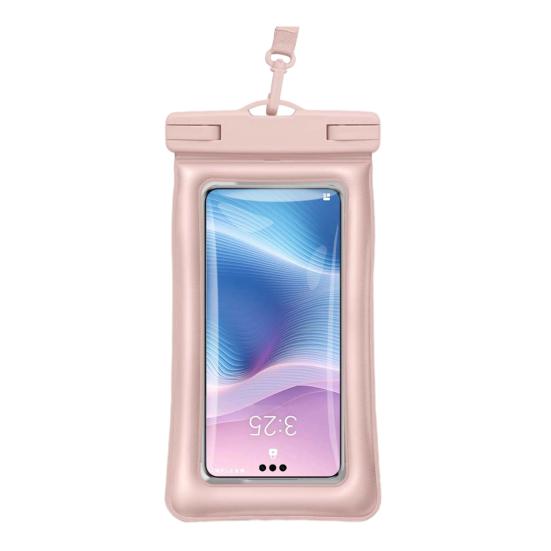 Waterproof Phone Pouch with Detachable Lanyard Transparent Floating Cell Phone Dry Bag Case Protector Beach Kayak Cruise Travel Essentials