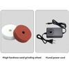 Efficient Plastic Base Desktop Grinder Featuring 150W Motor And Double Wheels For Home Workshop Use Stable Operation
