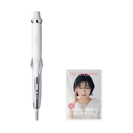 [Official Store Exclusive] ReFa Curl Iron Pro 32mm/ReFa CURL IRON PRO 32mm (White) Hair Arrangement Guidebook Included Hair Iron