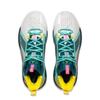 Li Ning BadFive 4 Cushioning Abrasion Resistant Breathable Mid Top Basketball Shoes Men's Green White ABFU015-12