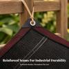 Sun-Blocking Shade Net with Grommets Heavy-Duty Sunblock Cloth Anti-Aging