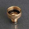 Brass Garden Water Adapter 1 Inch Thread Faucet Quick Connector Hose Water Guns Garden Hose Washing Machine Fittings
