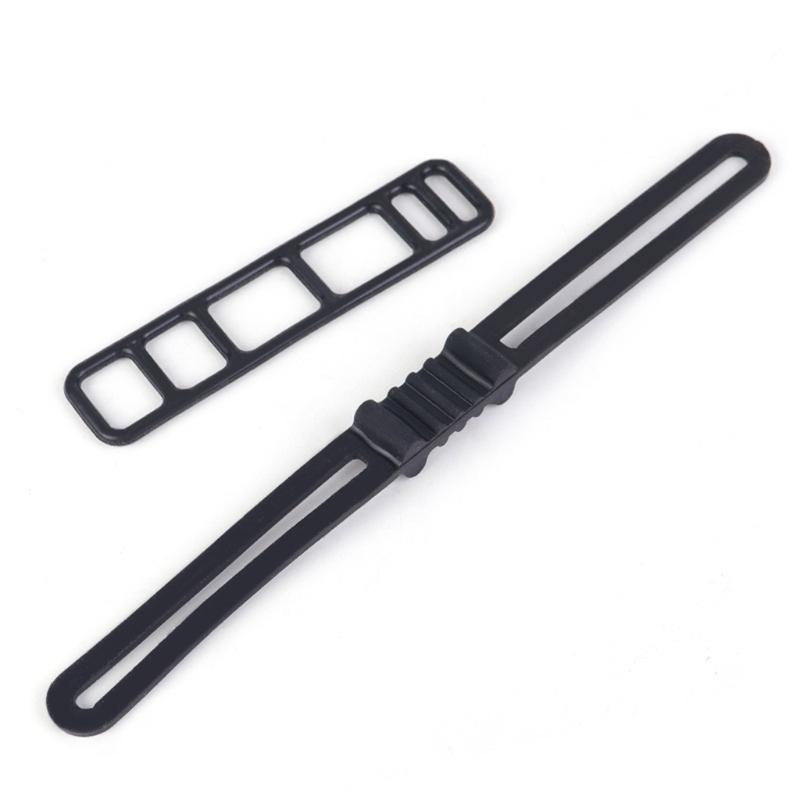 1 Set Fahrräder Silikonband Radfahren Lenkerhalter Halter Elastikband Bandagen Gürtel Fahrräder Licht Ersatzhalterung
