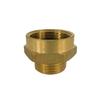 Raccord fileté en laiton double mamelon étendu 3/4" AG x 1" IG