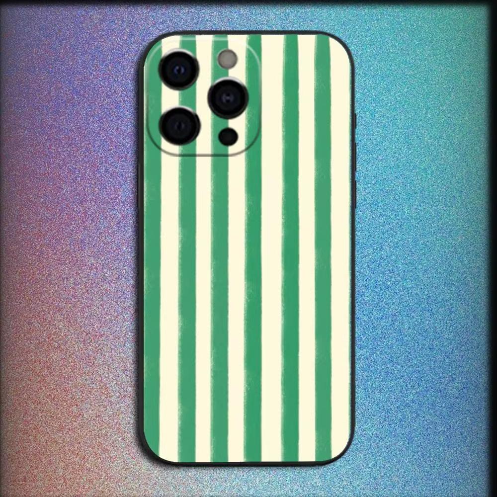Artistic Color Stripes Phone Case For iPhone 17 Air 16 e 15 14 13 12 11 Pro Max Plus Mini SE 2020 2022 Shockproof Cover Funda