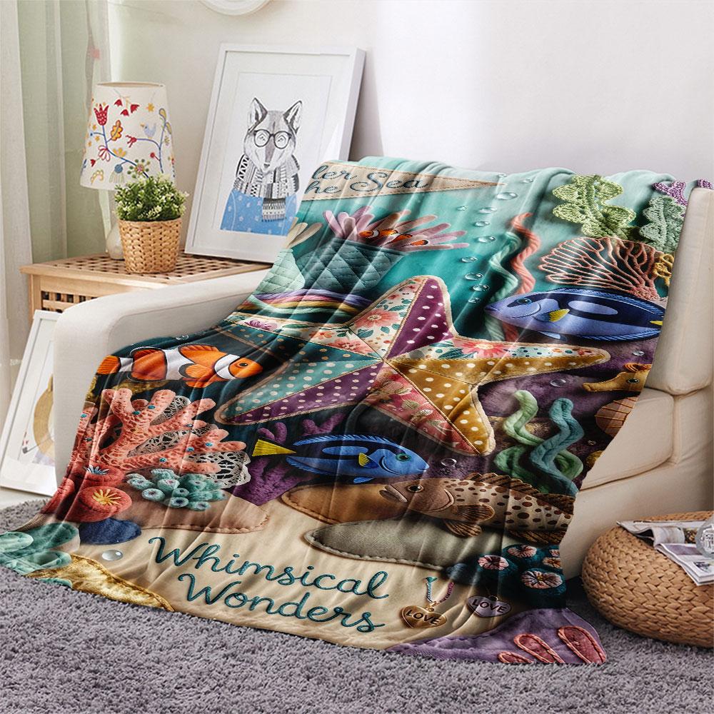 Deep Texture Blanket, High quality Comfortable for All Seasons, Home Decor, Warmth and Comfort