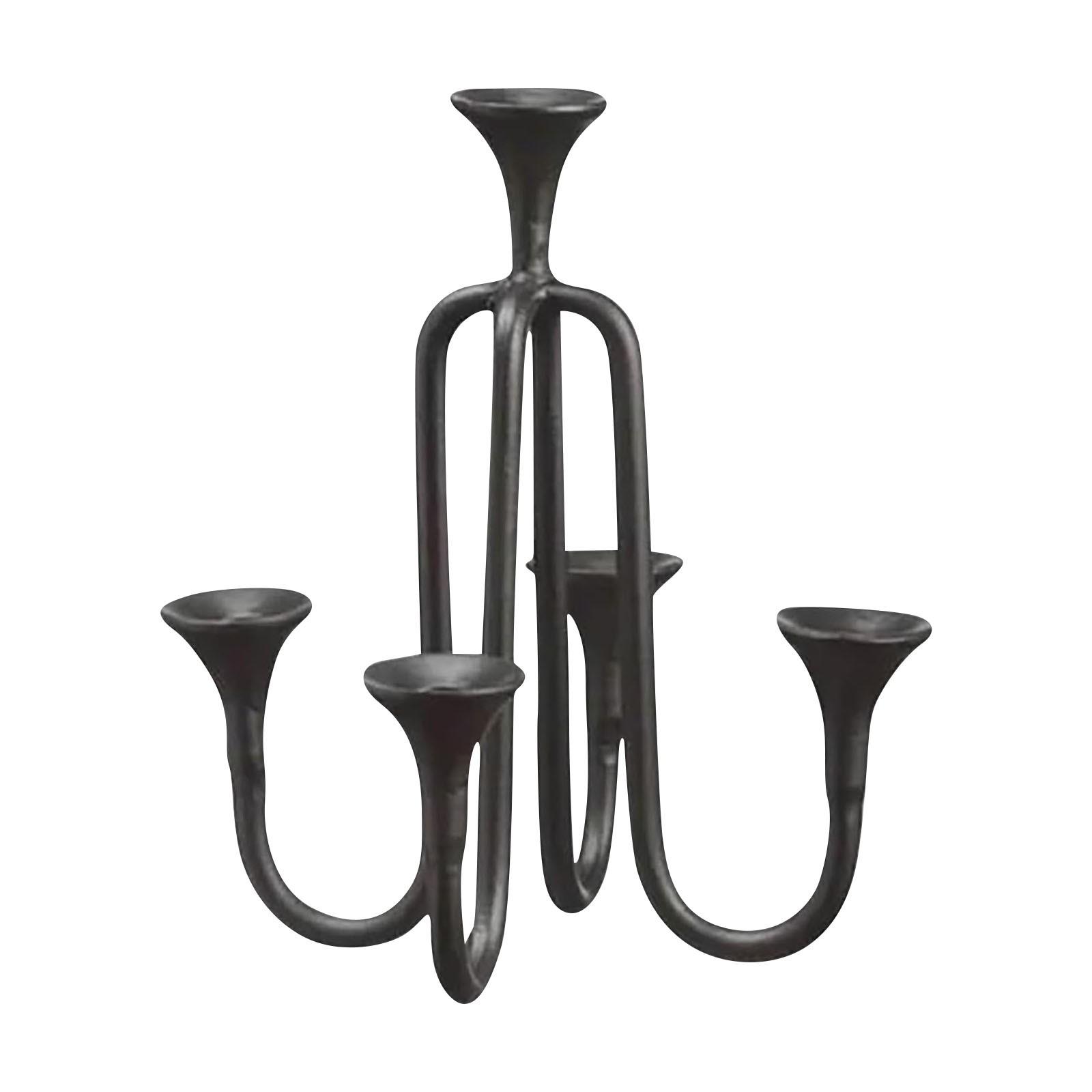 

Подсвечник для рождественской елки из смолы, украшение на елку, 10 мл One Size чёрный