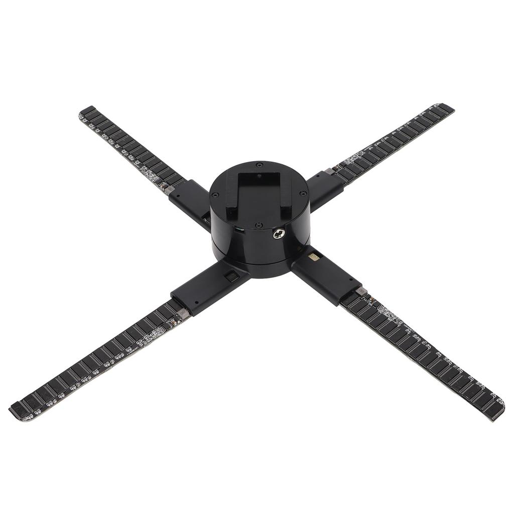 G45 3D Hologram Fan Display Projector 45cm 30W 4 Blades 3D Advertising Machine with 510 LED Beads