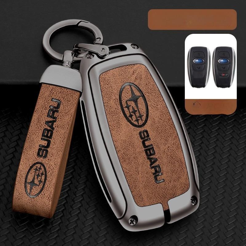 Кожаный чехол для ключей автомобиля Subaru