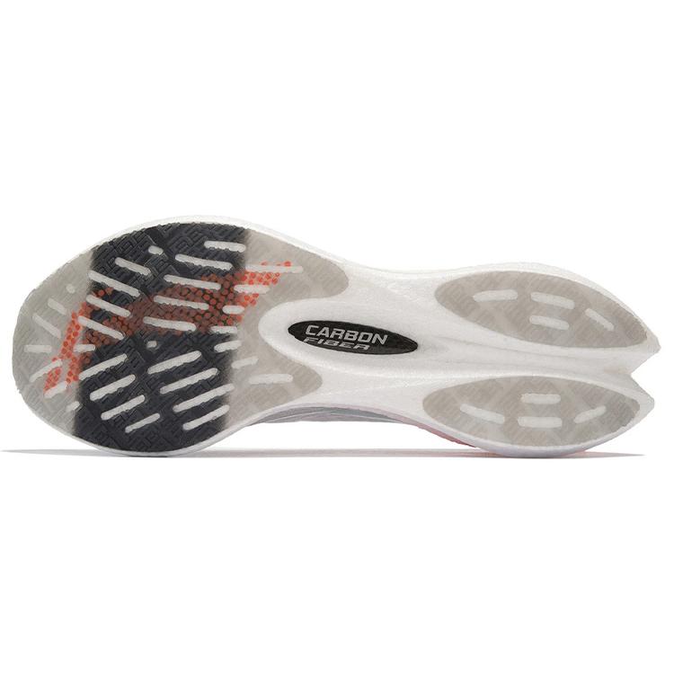 New LiNing Feidian Challenger Abrasion Resistant Rebound Low Top Running Shoes Women's White Blue Orange ARMS012-2