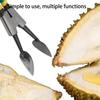 Alloy Durian Opener Shell Peeler With Comfort Ergonomic Handle Fruit Preparation Opening Tool Durian Sheller Clamp