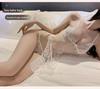Manyan Sexy rückenfreie Dessous: Transparentes Nachthemd mit Strapsen, Home Suit 9194