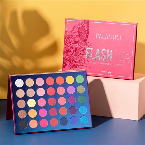 35 Color Natural Matte Pearlescent Highlight Eyeshadow Palette Easy To Color Long-Lasting Beauty Make Up Cosmetic