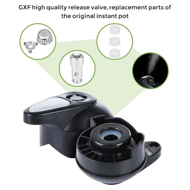 Schnellkochtopfventile Ersatzset Sicherheitsventile Set Schwimmerventile Dichtungsringe Geeignet für 3QT 5QT 6QT Modelle