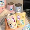 16Sheets Rainbow Unicorn Puzzle Stickers Make A Face Cartoon Decals Diy Guitar Phone Laptop Suitcase Water Cup Skateboard Decals