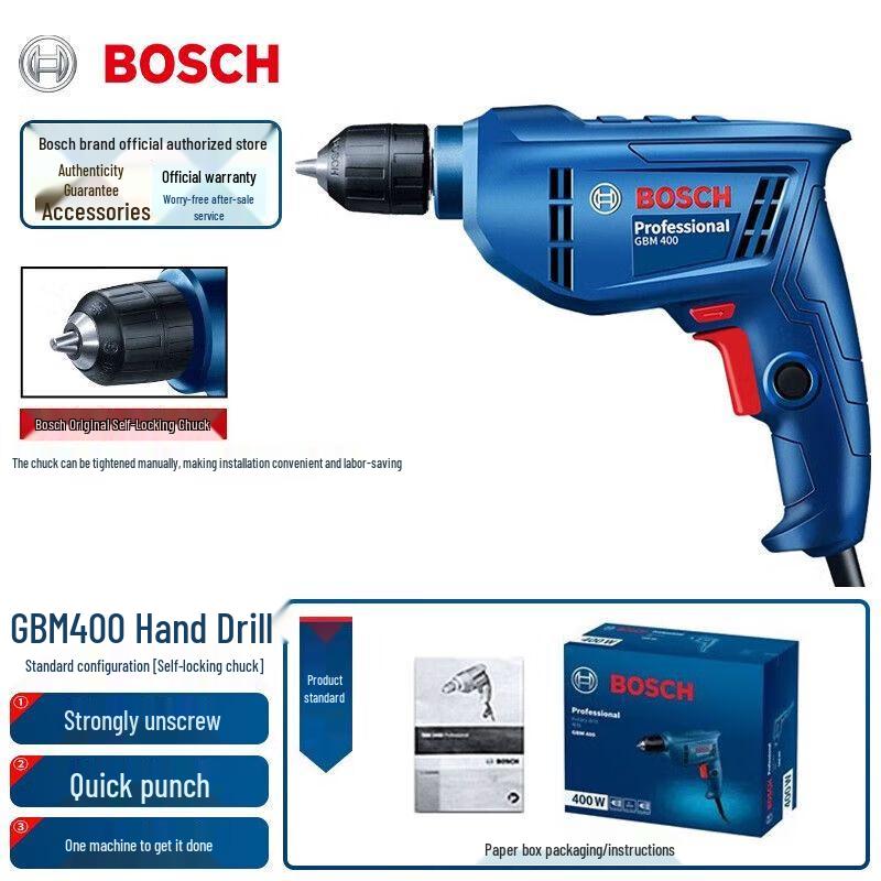 Bosch GBM400 Electric Screwdriver & Drill CN Plug (adapter Included)