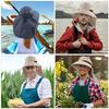 Outdoor Sun Hat for Men with 50+ UPF Protection Wide Brim Fishing Hat with Neck Flap