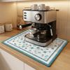 Quick Dry Rural Floral Dinner Mat Non-slip Kitchen Drain Mat Heat Insulation Mat  Home Decor