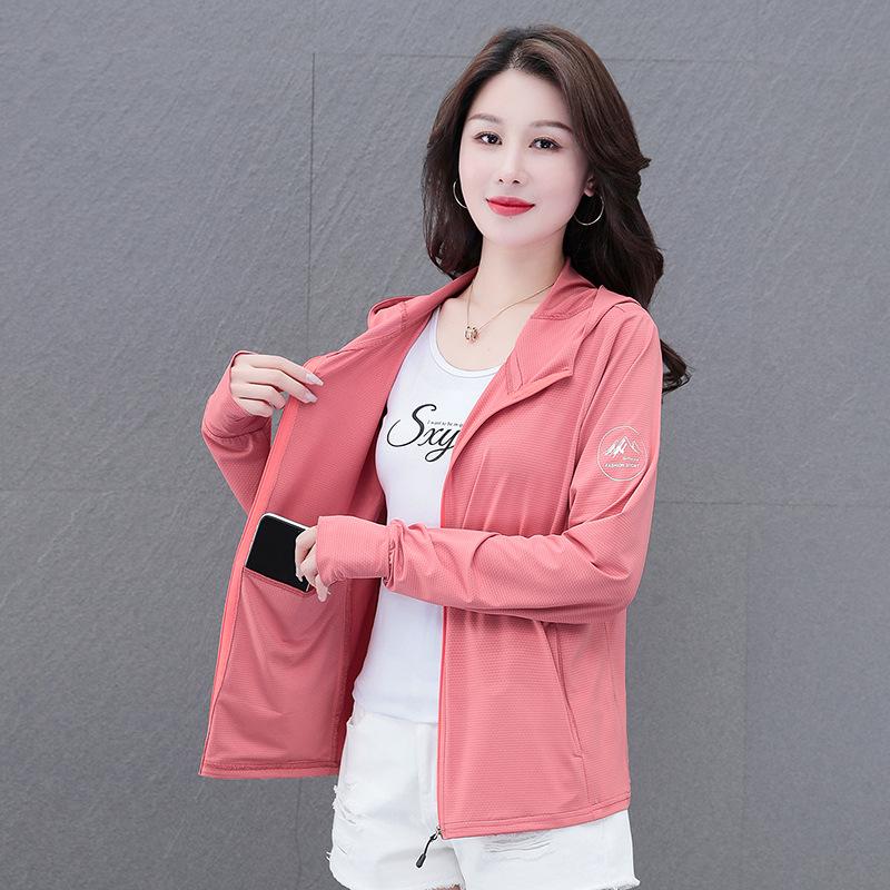 

Women s Summer 2023 Sun Protection Lightweight Loose-Fit Jacket L
