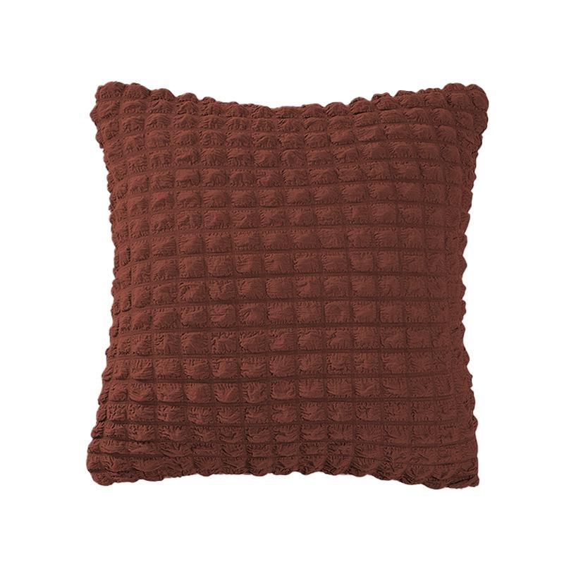 2 Packs Throw Pillow Covers 18x18 Inch for Living Room Couch Bed Sofa Soft Striped Corduroy Square Cushion Case 45x45 cm Farmhous Home Decor