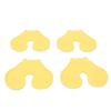 4 Pcs Injection Auxiliary Pad Multiple Blunt Points Reusable Injection Assist Device for Kids Adults Yellow