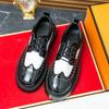 Fashion Fashion Designer New Men's Pointed White Black Mixed Oxford Height Increasing Brogues Shoes  Wedding Prom Homecoming Footwear