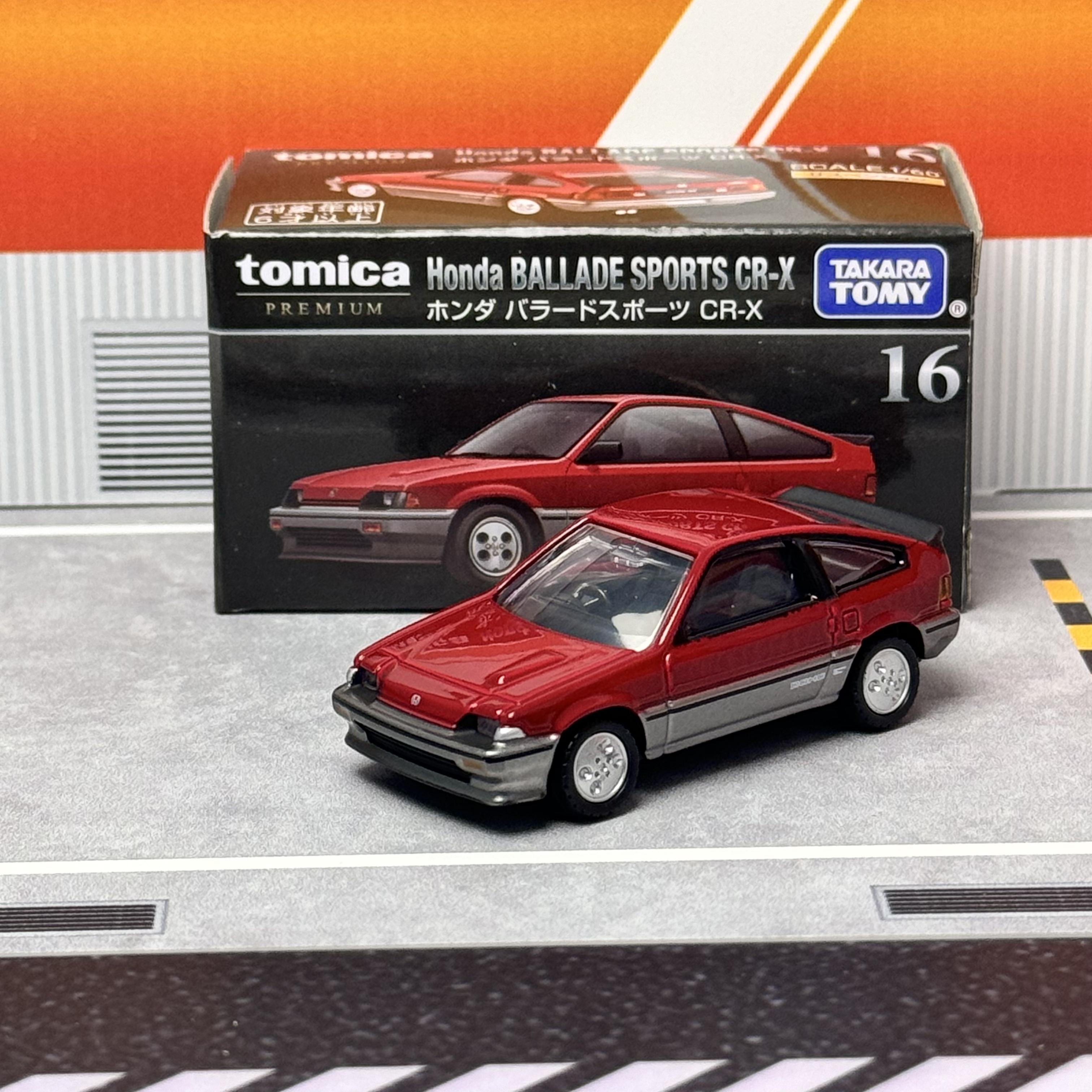

Takara Tomy Tomica Premium 16 Honda Ballad Sports CR-X Міні-автомобіль Металевий автомобіль Лита модель Серія копій Дитячі подарунки Іграшки для хлопчиків
