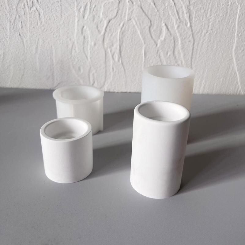 Flexible Silicone Striped Casting Molds for Epoxy Resin Concrete Plaster Reusable DIY Craft Tray with Detailing Grooves