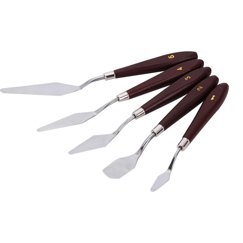 5 Teile/satz Edelstahl Spachtel Gebäck Werkzeuge Kuchen Creme Mixer Schaber Schaufel