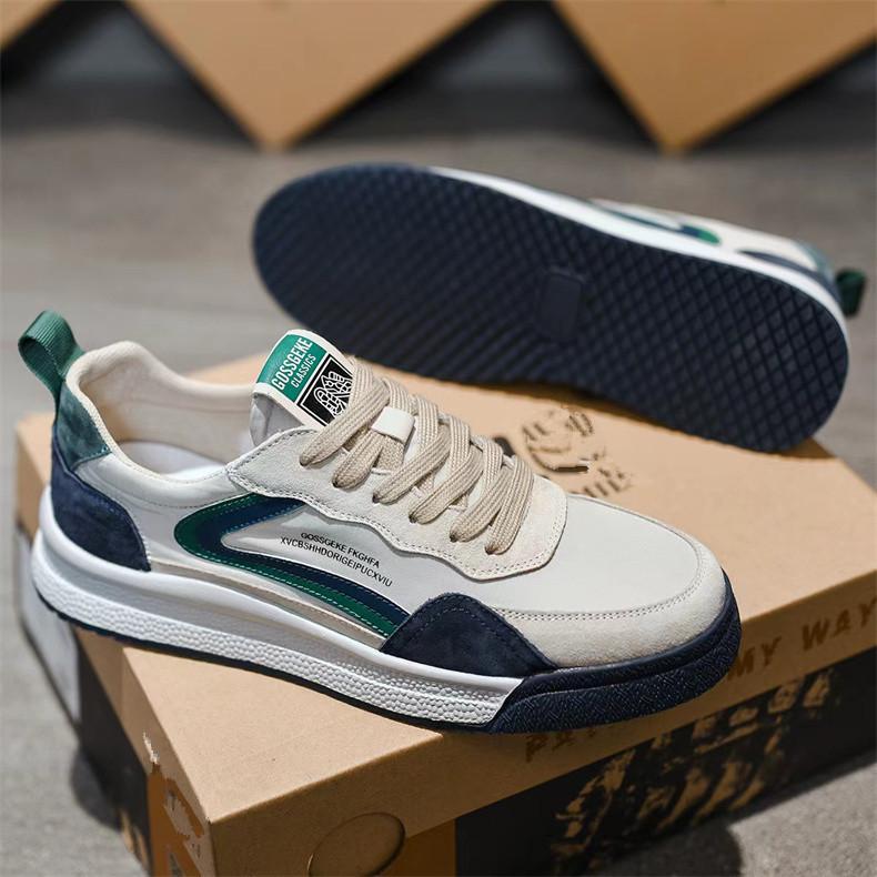 Fashion Koean New Designer Platform Sneakers for Men Fashion Casual Breathable Leather Luxury Shoes Man Spring Autumn Zapatos De Hombre