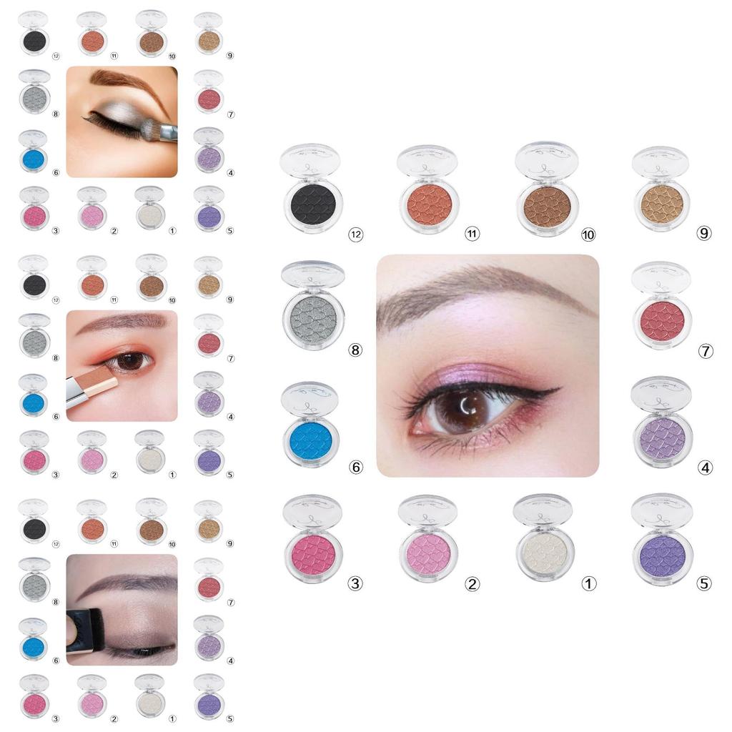 Pudaier 10 Color Liquid Highlighter Eyeshadow Dual Use Luminous Blush Glow