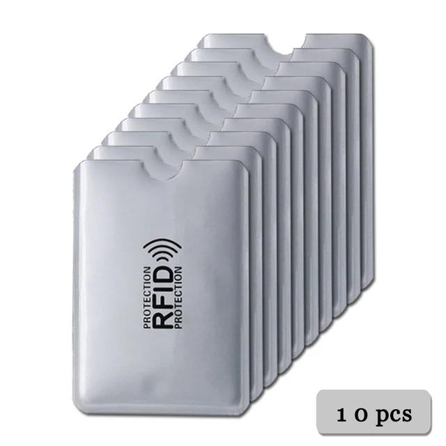 5~20Pcs Anti-Scan Card Sleeve Anti-magnetic Anti-theft Anti RFID/NFC scanning Aluminium Foil Safty Bank Card ID Card Card Holder
