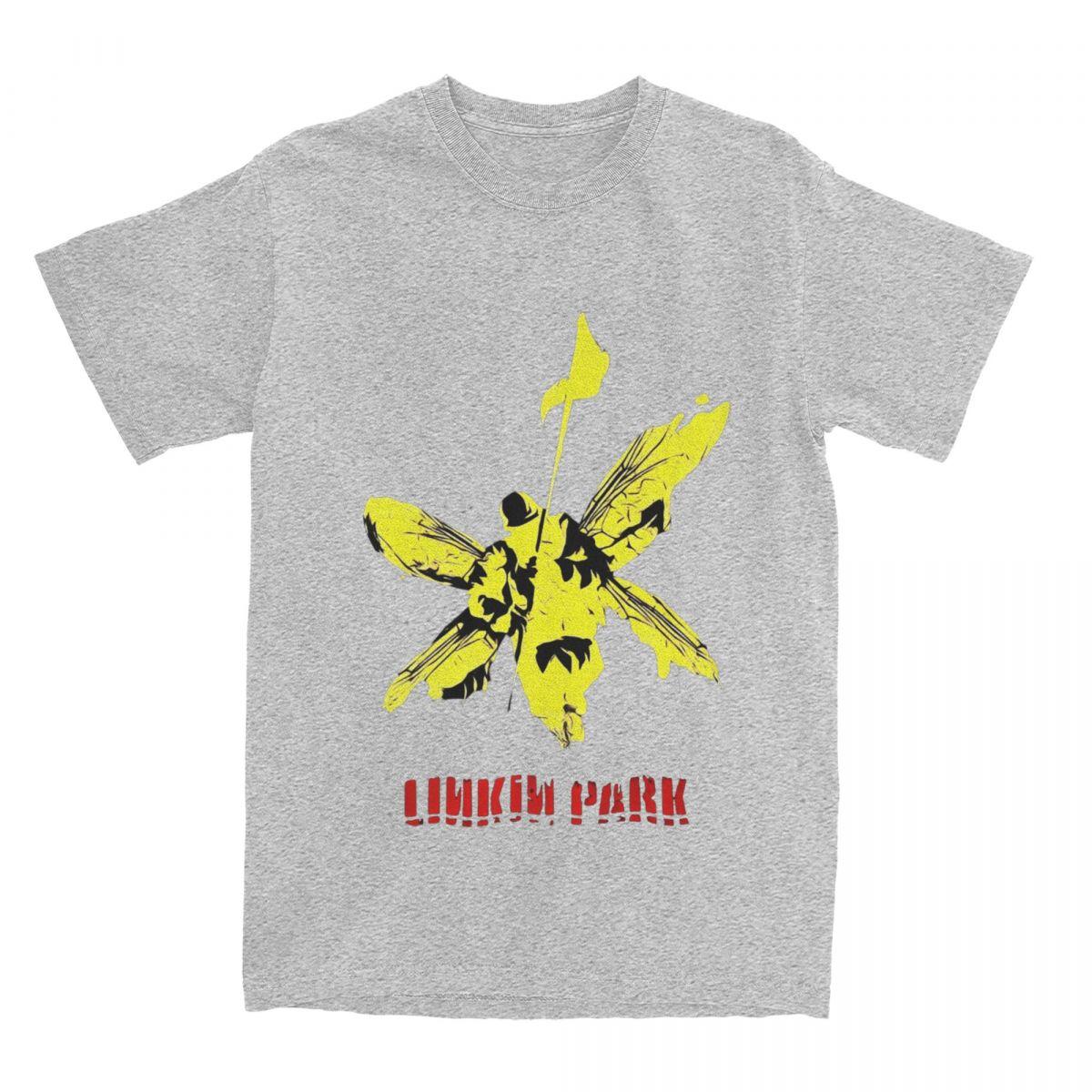 

Summer Streetwear T Shirts Cotton Trendy Cool LLinkinparked Tshirt For Men Short Sleeve Casual Top Tees S