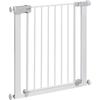 Kinderschutzgitter 73–80 cm, weiß, Metall, automatische Schließung, 4 Druckpunkte