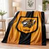 שמיכת פלנל מודפסת Hull FC - נוחות חמה, זריקת מיטה לקישוט הבית בפנים