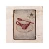 Vintage Floral Metal Sign 20x30cm Wall Decor