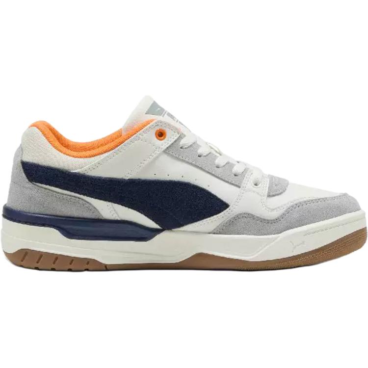 Puma Rebound Fashion Bequeme Langlebige Low-Top Sneakers Unisex Sneakers Weiß Blau Grau 400214-12