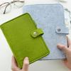Cross-Border Felt Leather Loose-Leaf Diary Notebook