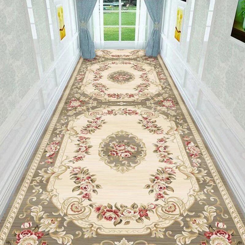 Nordic Villa Antislip Stairs Carpet Hallway Rug Washable Doorway Mat Custom Passageway Carpets Home Decoration Long Runners Rugs