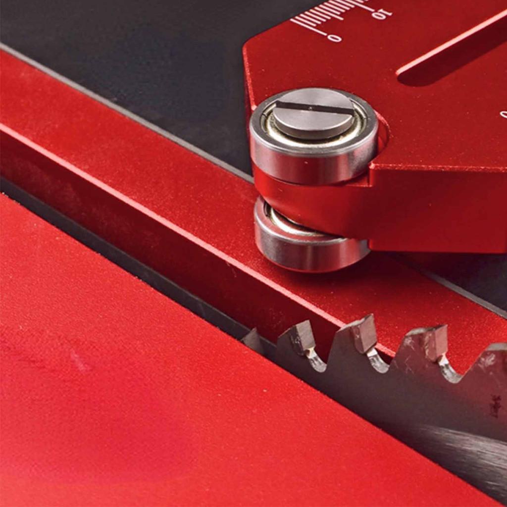 Aluminum Alloy Table Saw Cutting Measuring Ruler Portable Woodworking Cutting Limiter Thin Plate Cutting Guide Tool