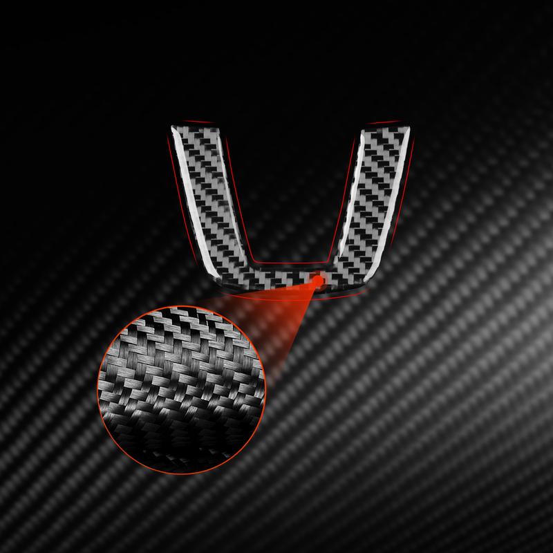 Carbon Fiber Stickers for Volkswagen Sagitar - Car Interior Accessories Steering Wheel Chin Decorative Covering Panel