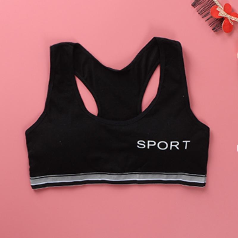 Children Underwear Cotton Girls Bras Soft Sponge Cup Puberty Girls Training Bra Breathable Teenage Girl Brassiere