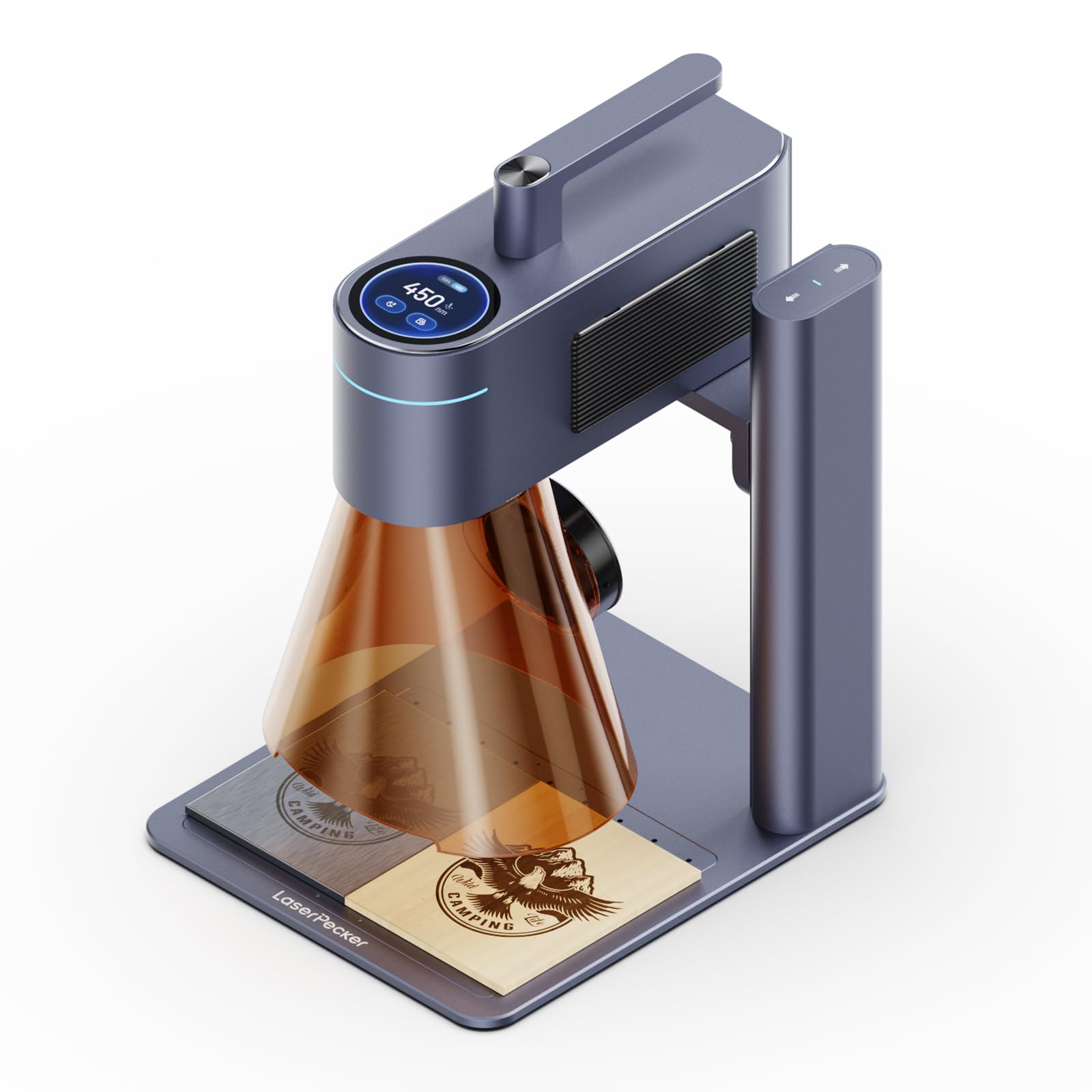 

Лазерний гравер LaserPecker 4 для дому Обробка синім лазером та інфрачервоним лазером Високошвидкісна серійна Висока 8k 120 мм x 160 мм Гравірування Підходить для