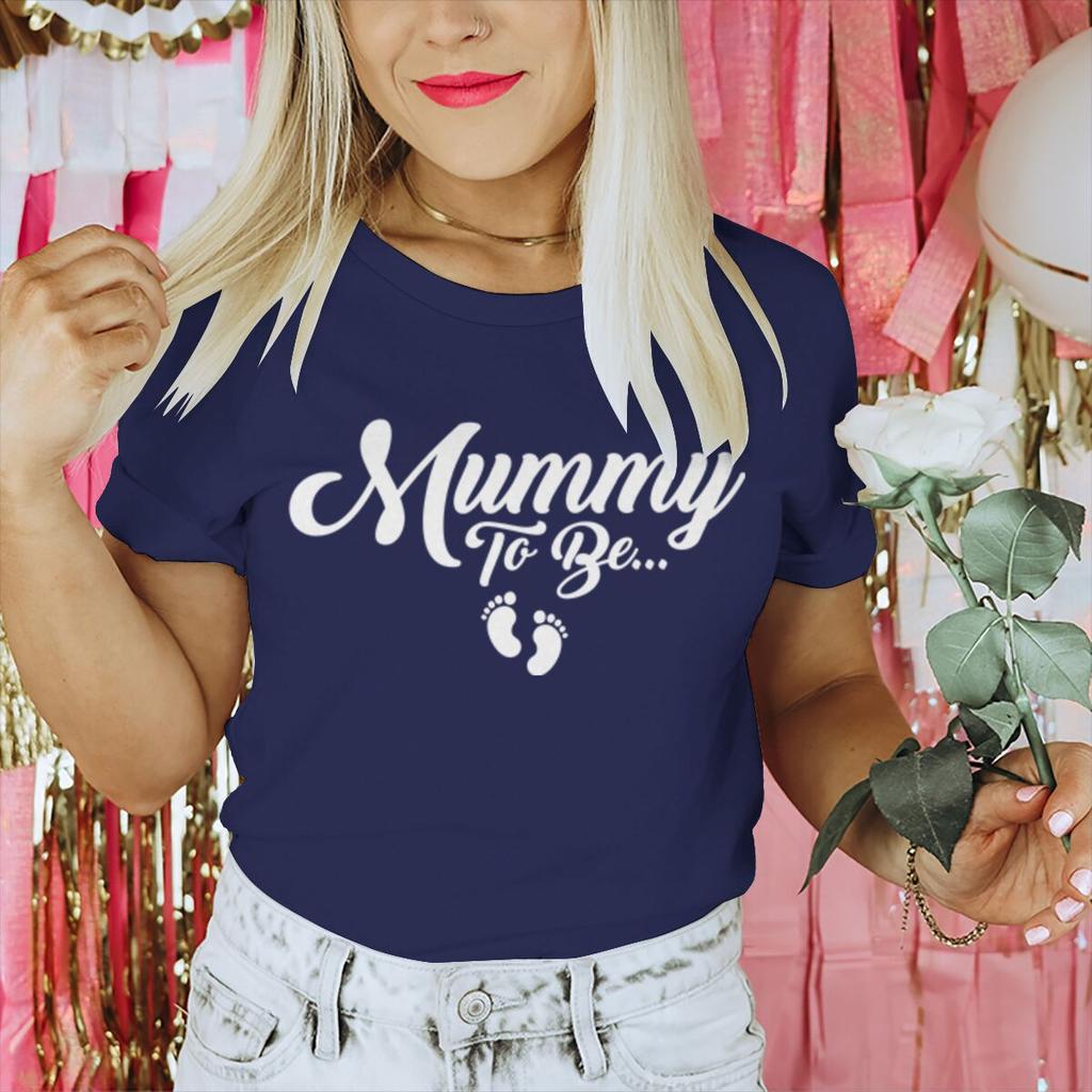 New 2026 Daddy To Be Mummy To Be Tshirts Funny Pregnancy Announcement Tops Couple Fashion Crewneck Men Women Sweet Tees Gifts