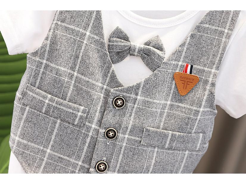 Summer Children's Two-Piece Set: Vest & Shorts