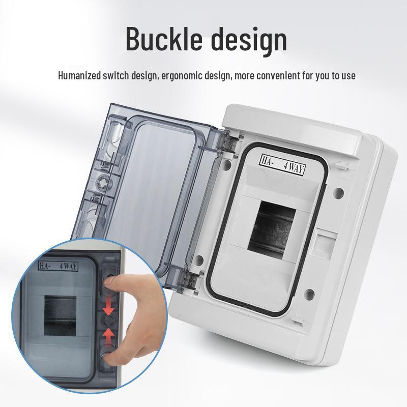 HA4 Waterproof Outdoor Distribution Box for Circuit Breakers & Leakage Monitoring