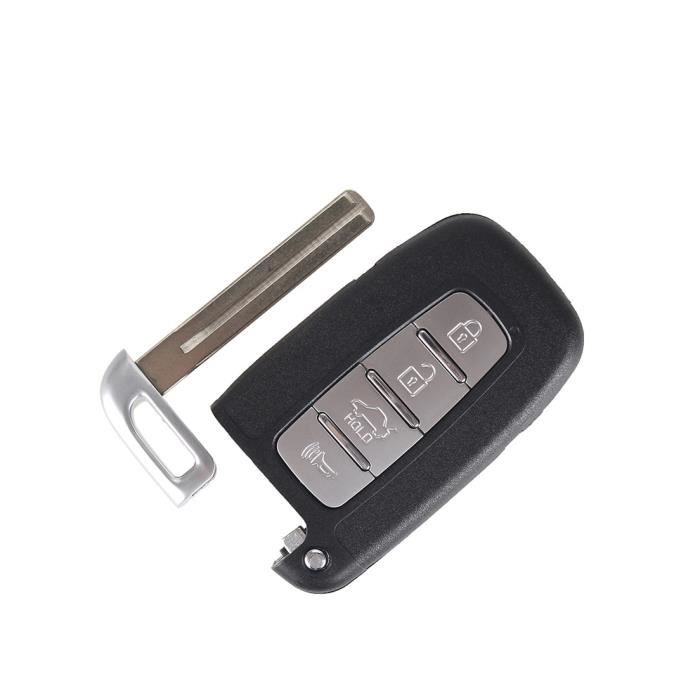 Key Shell for Hyundai Ix20 Ix35 Elantra Veloster Kia Picanto Rio Venga - 4-Button Remote Key Fob Blade Phonillico®