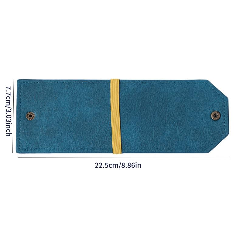 1Pcs Pu Leather Wallet / Money Wrapper Quick-Access Cash Holder Organizer Clip Bill Holder Storage Pouch Pocket Wallet