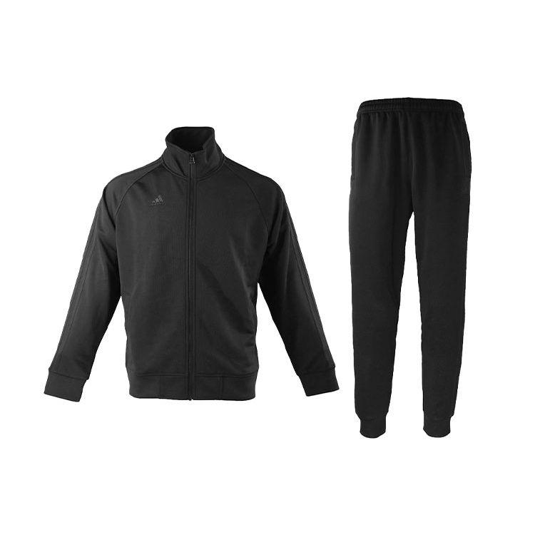 adidas Core Black Tracksuit  TR30JR-BB+TR30P1R-BB M