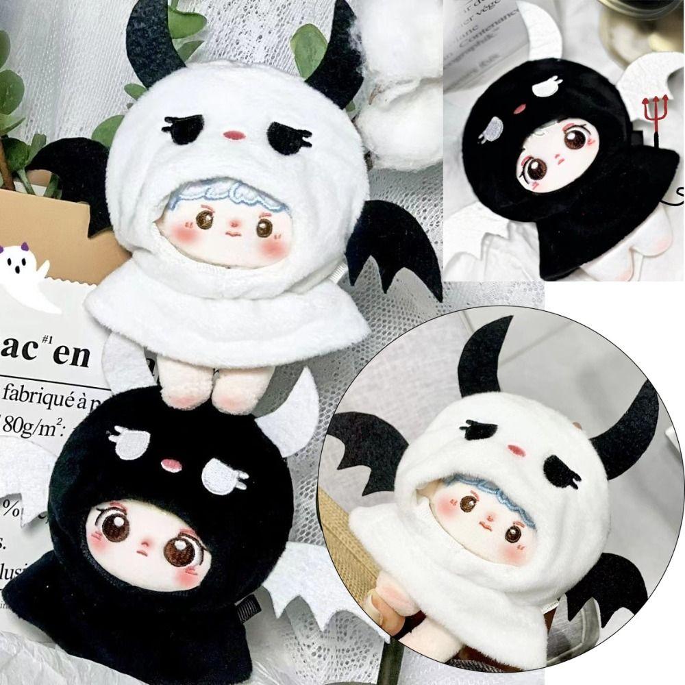 

Black/White Doll Hoodies Fashion Doll Pajamas Clothes 10cm Cotton Dolls/1/12 BJD Dolls
